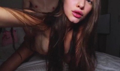 Молодая пара решила записать своё интимное видео.